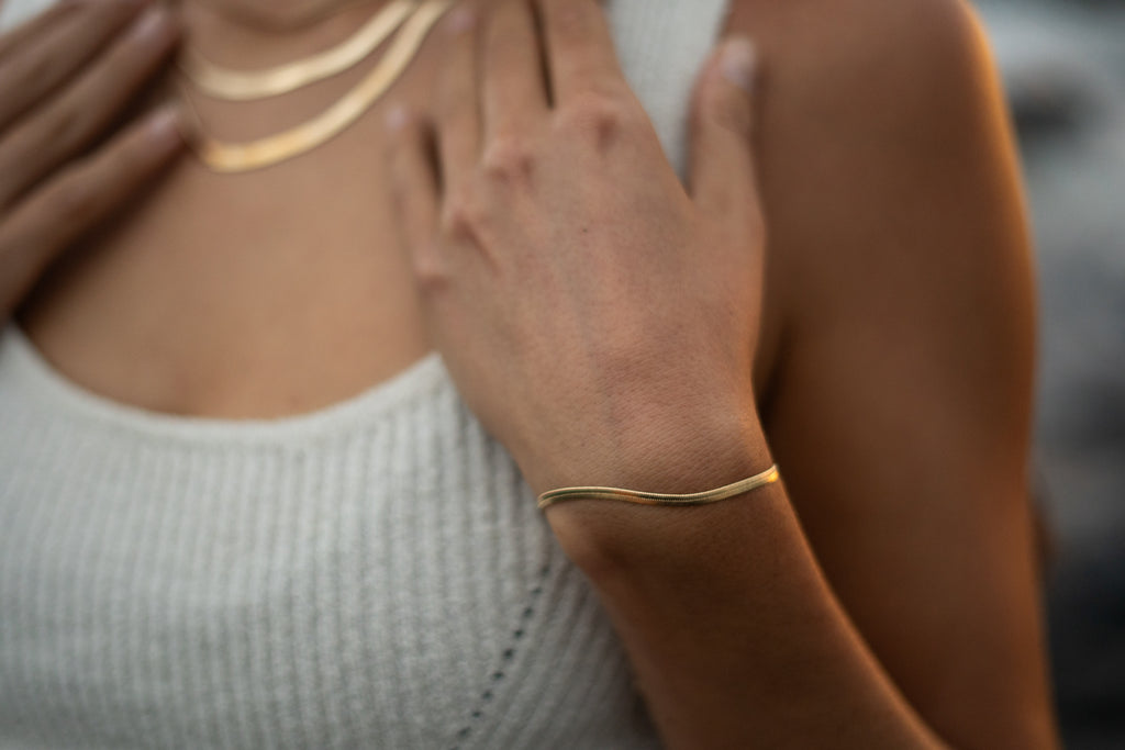 Herringbone bracelet