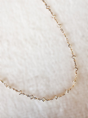 Infinity Pearl Link Necklace