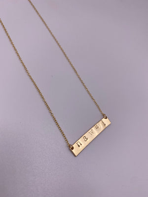 Custom Bar Necklace